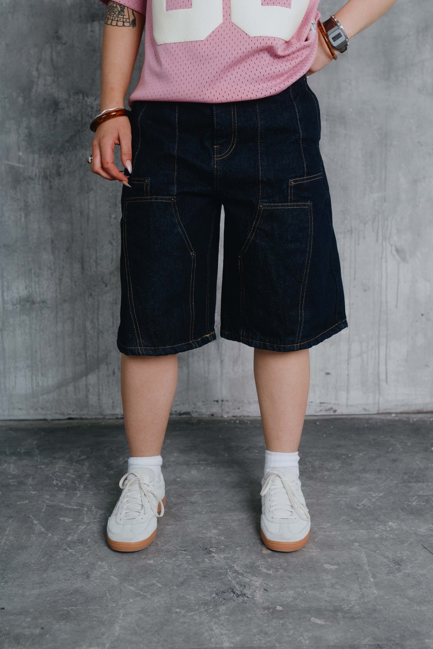Kachan Denim Jorts Indigo