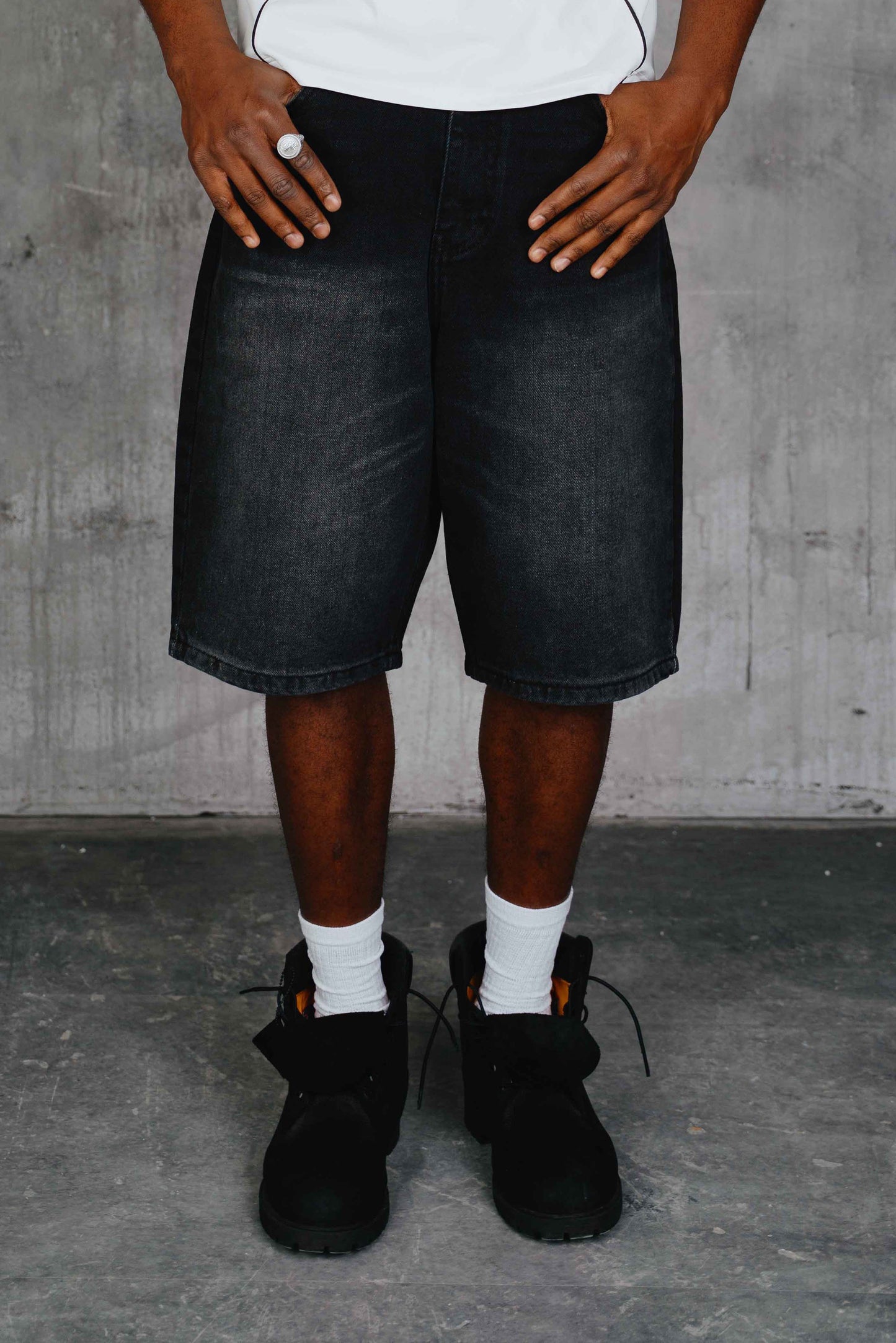 Drexler Denim Shorts Black