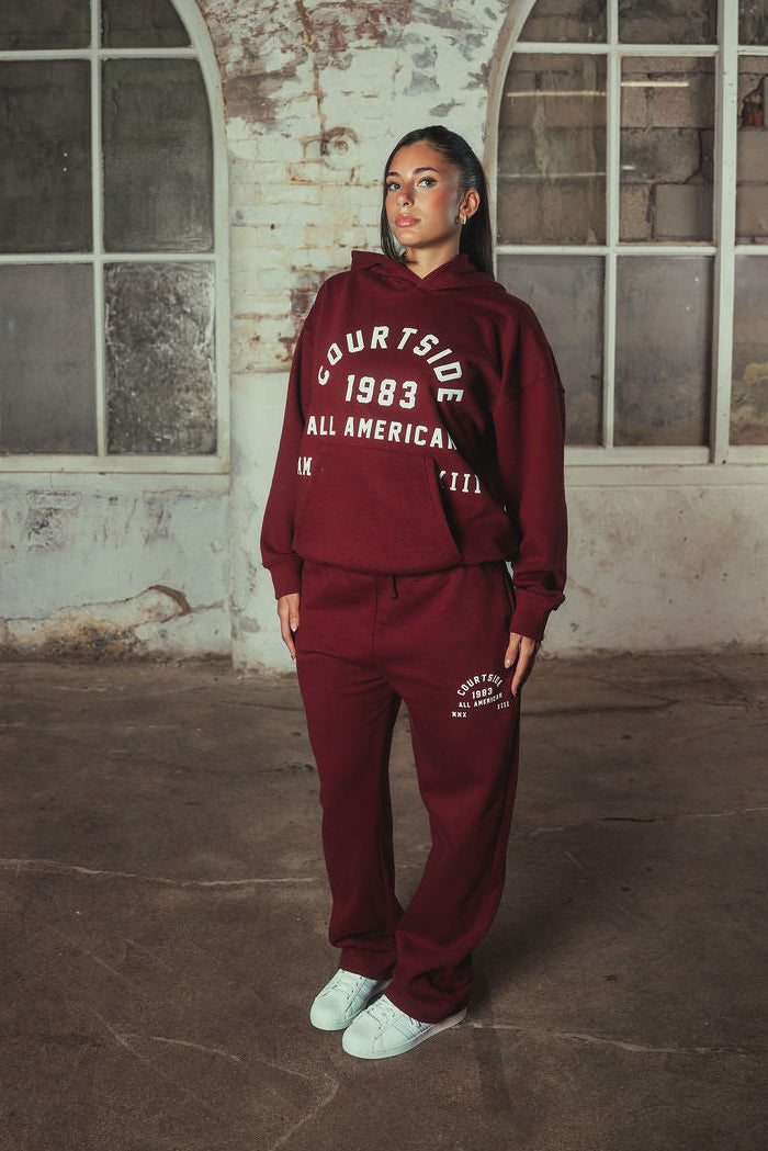 1983 Hoodie Deep Red