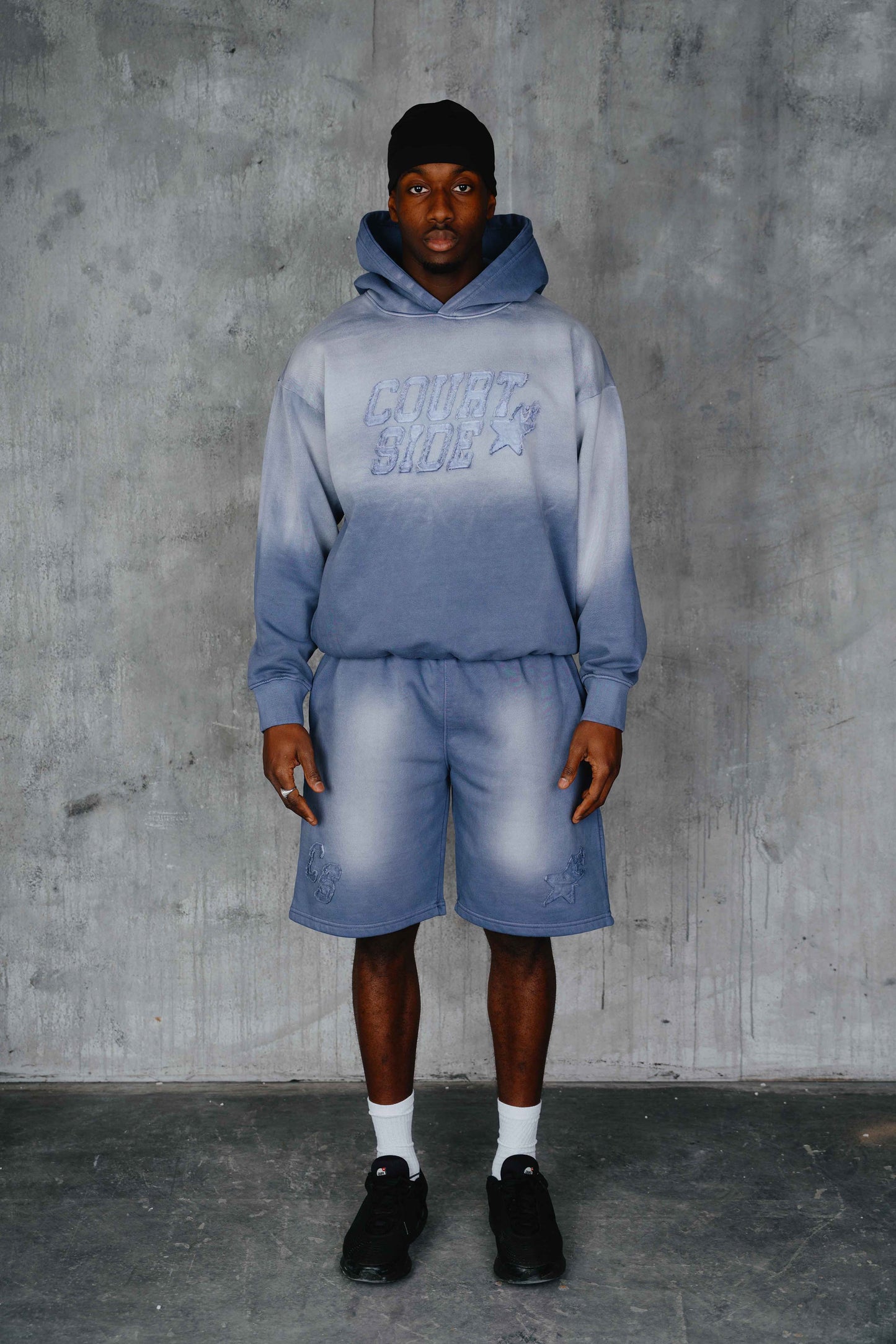 Tyler Hoodie Washed Blue
