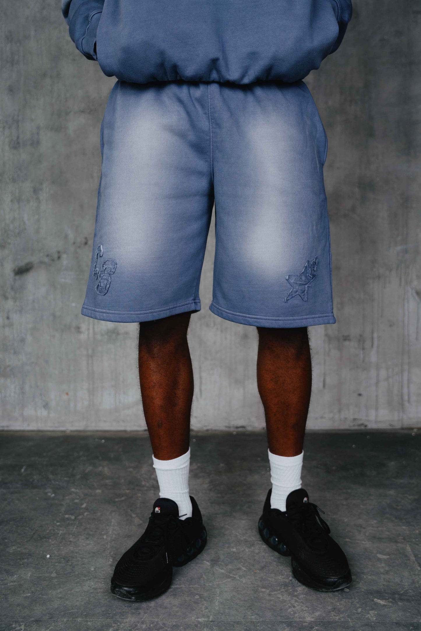 Tyler Short Washed Blue