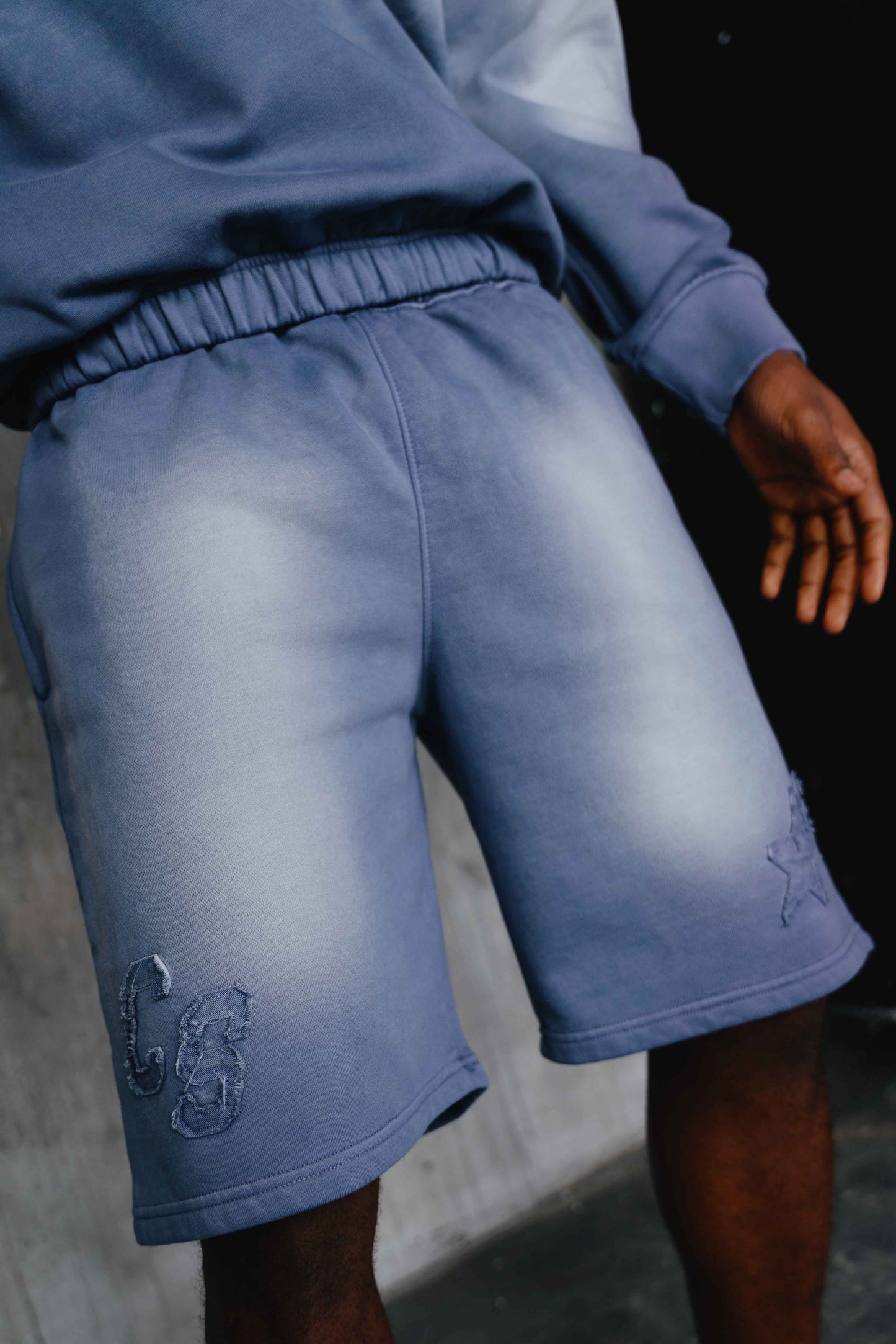 Tyler Short Washed Blue