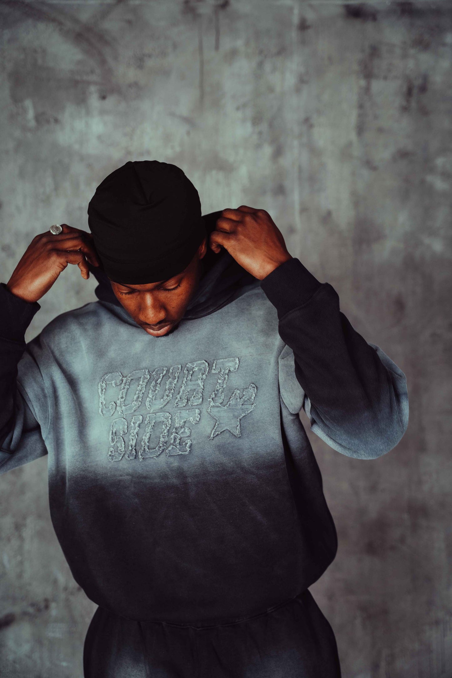 Tyler Hoodie Washed Grey