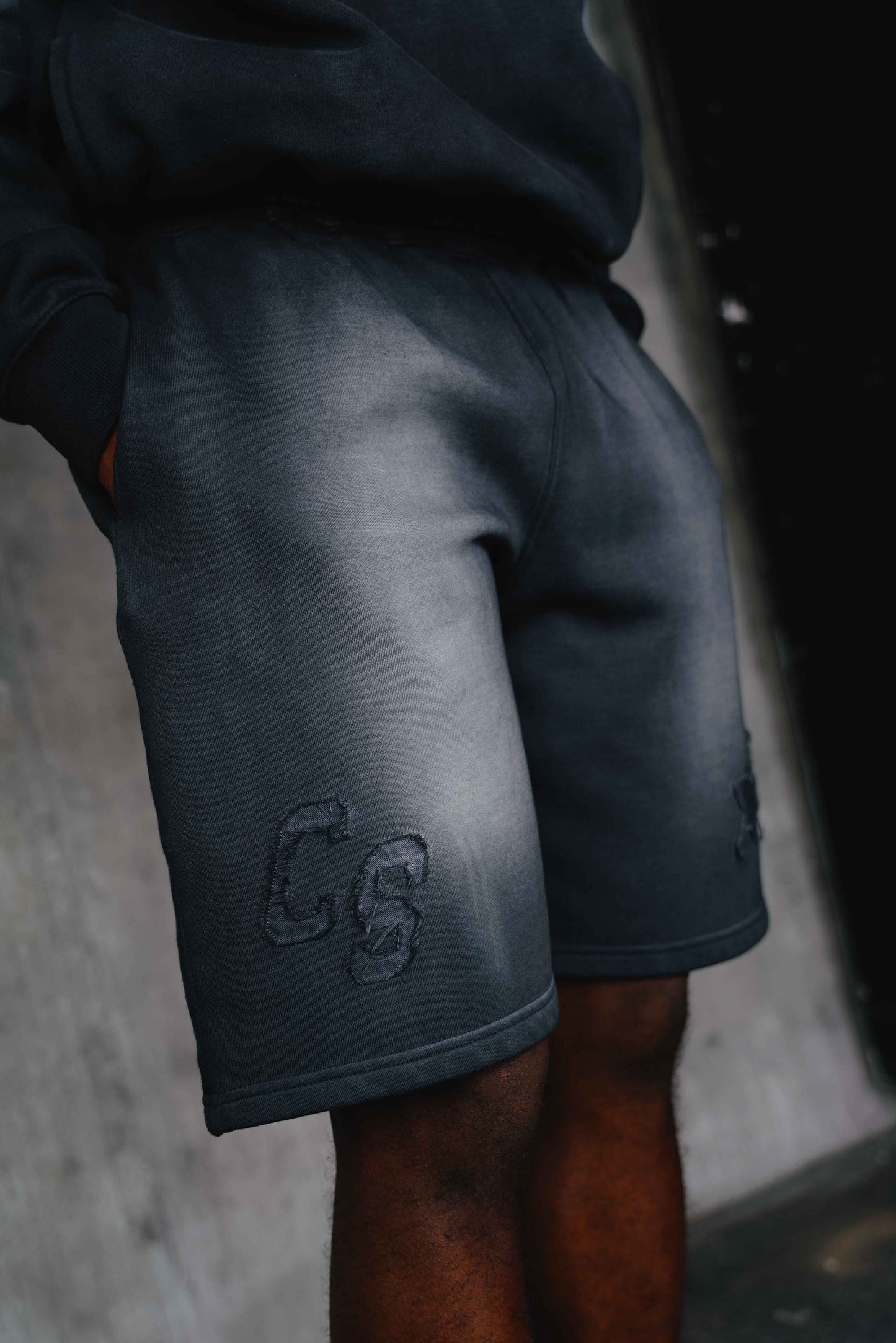 Tyler Short Washed Grey