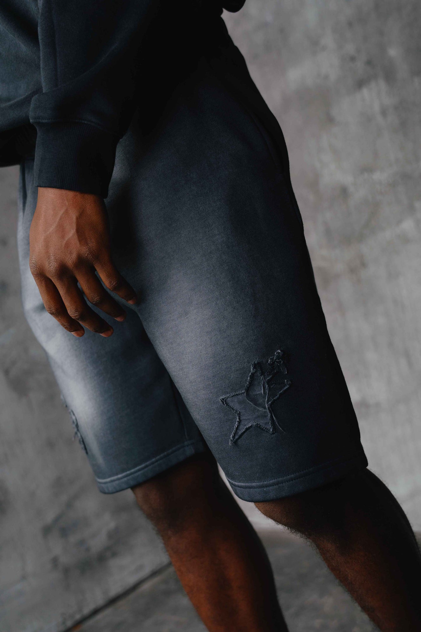 Tyler Short Washed Grey