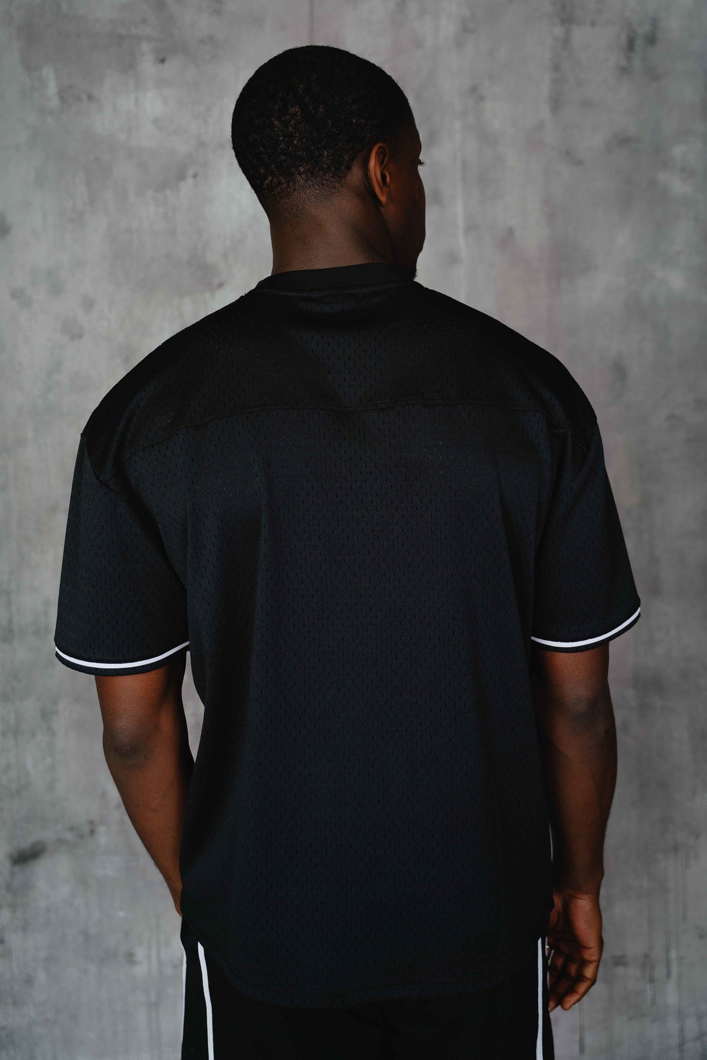 Blake Mesh Tee Black