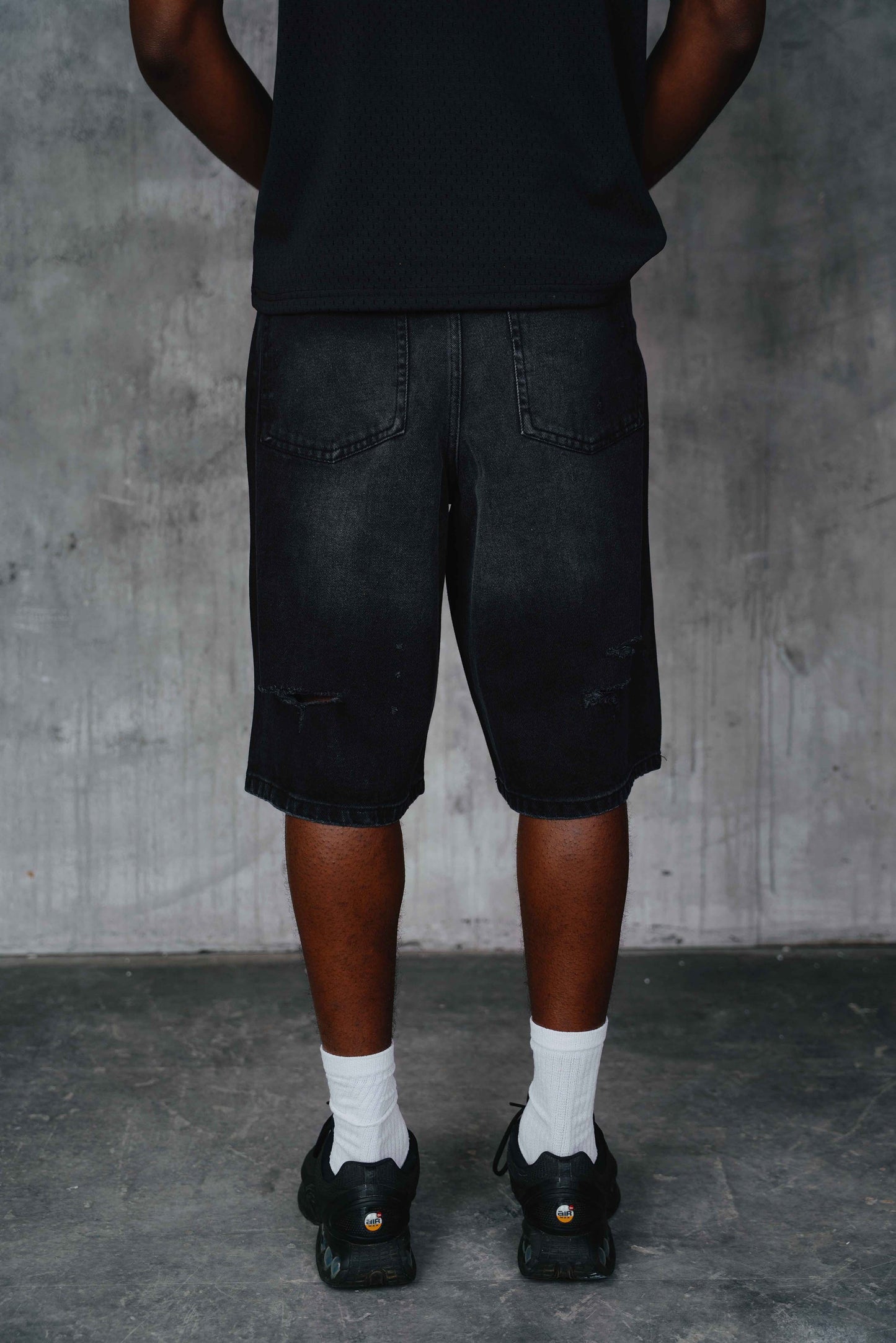 Alston Denim Shorts Black