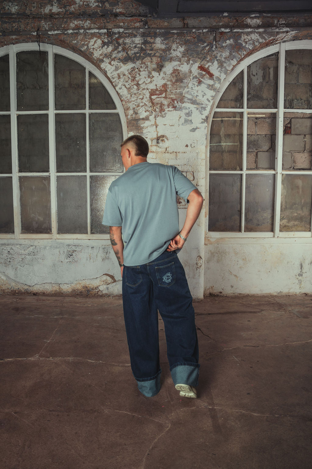 Lavine T-shirt Washed Blue