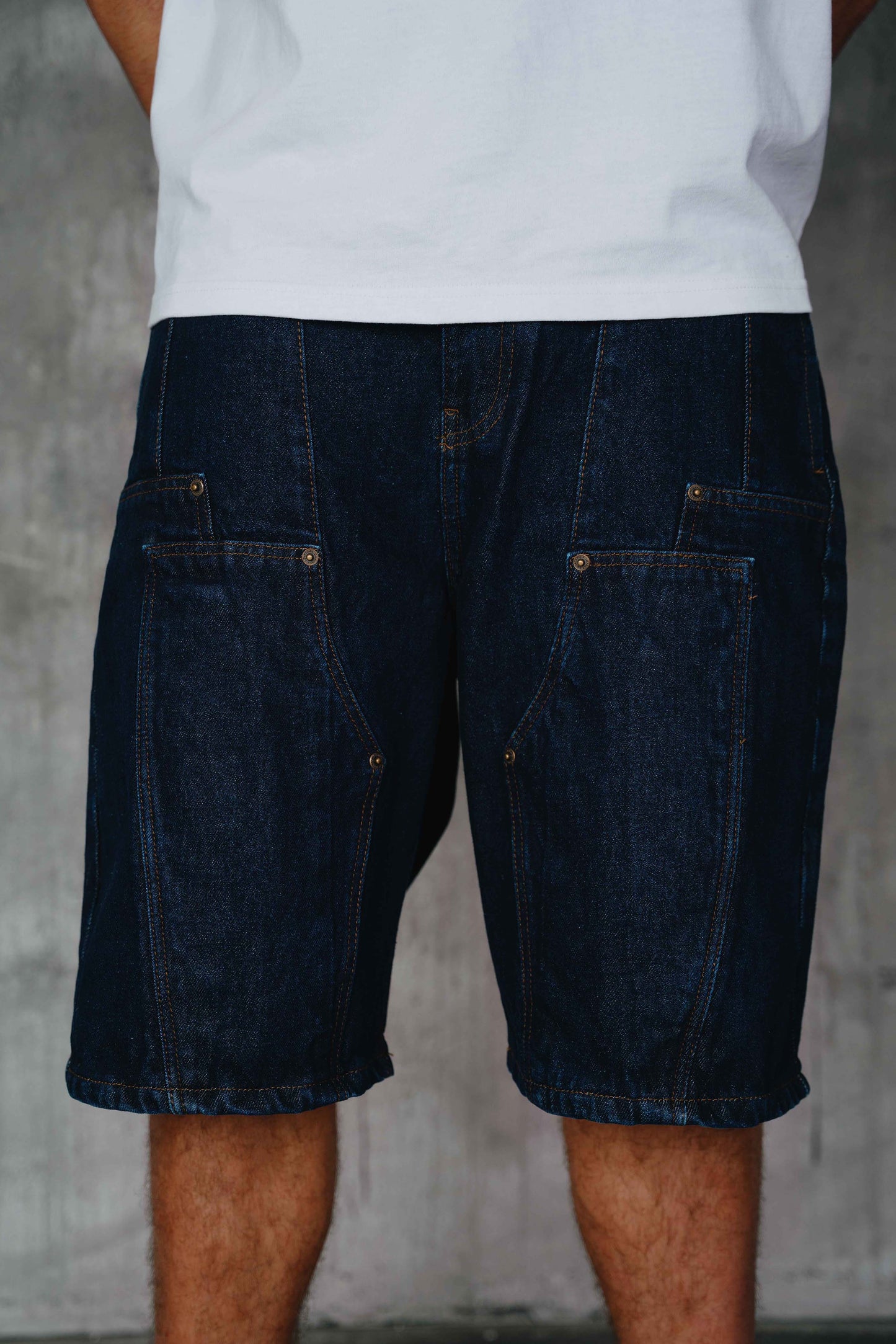 Kachan Denim Shorts Indigo