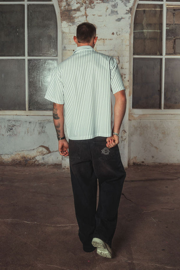 Hampton Shirt White Black