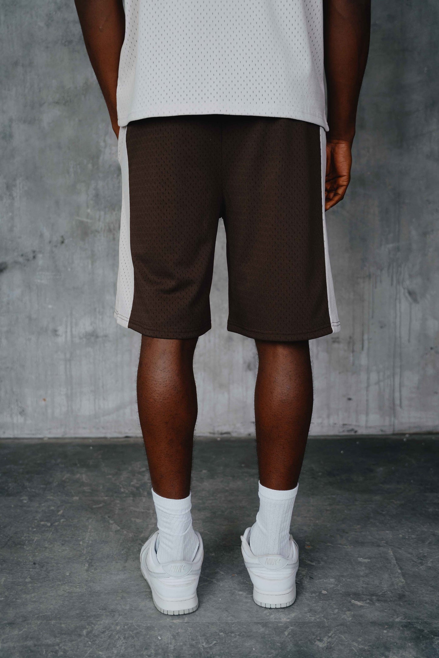 Stanford Mesh Short Grey/Brown