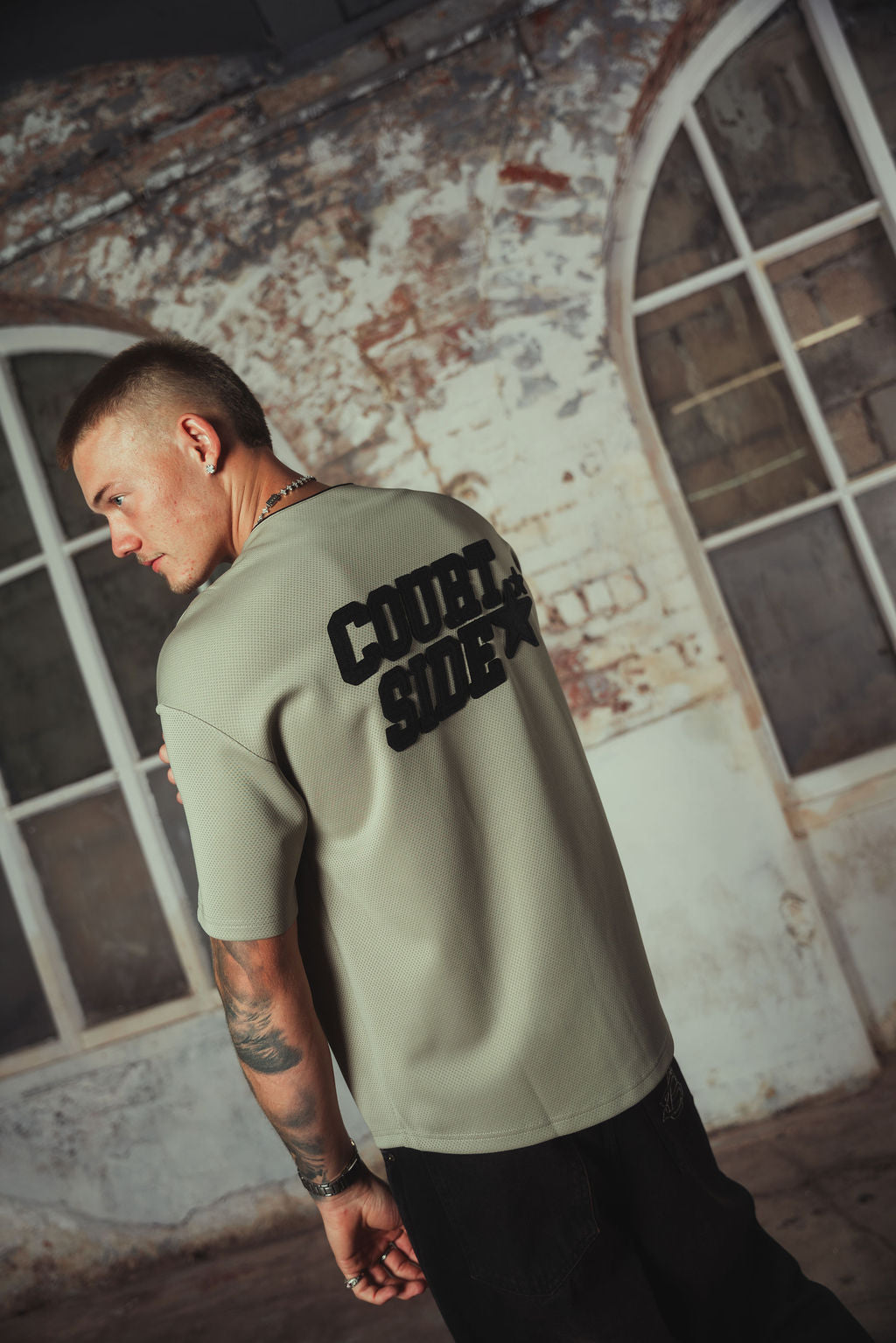 Bison Baseball Mesh Jersey Sand