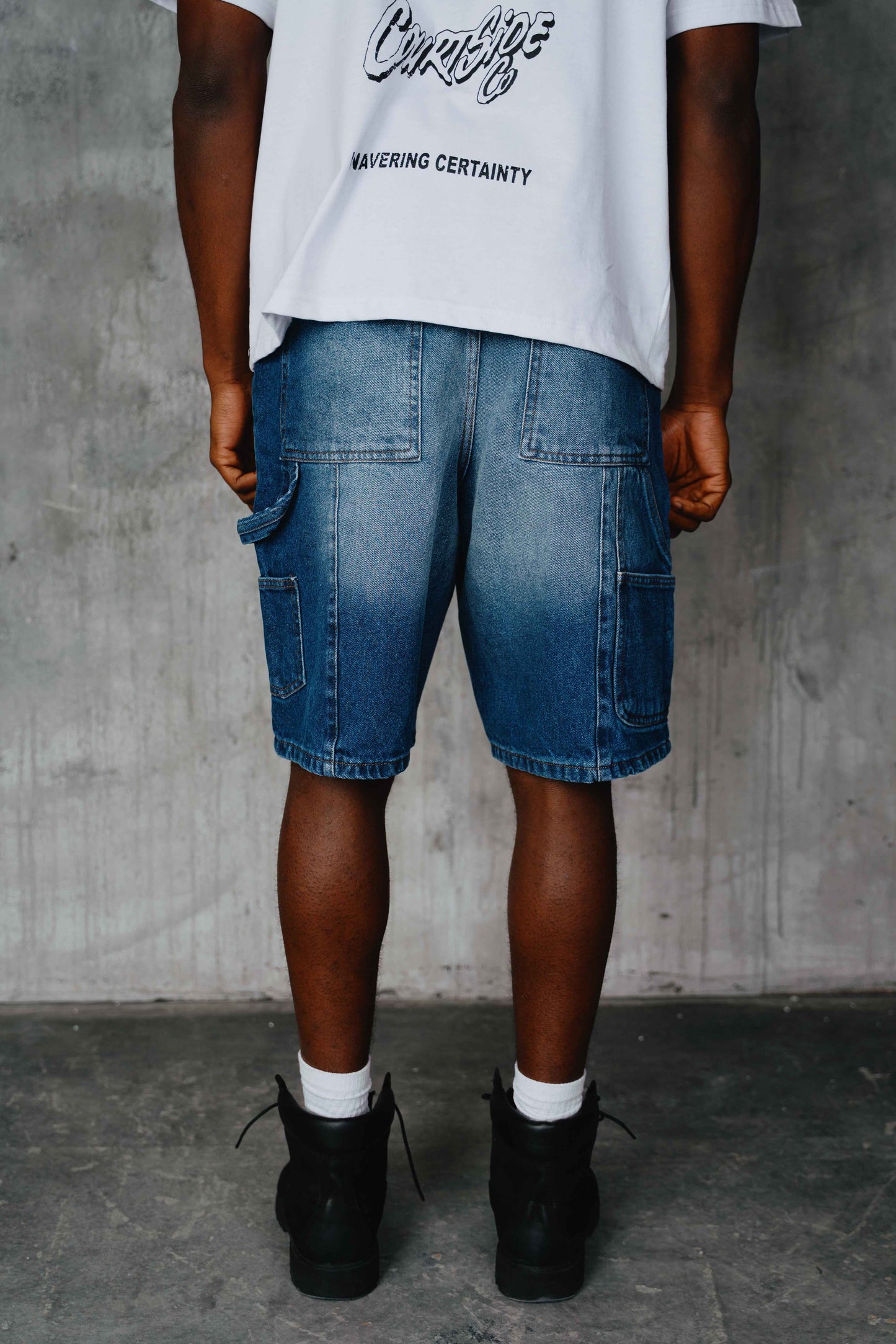 Howell Denim Shorts Blue