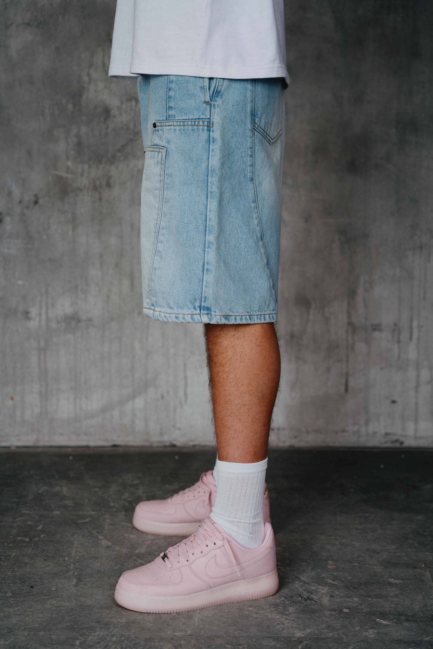 Kachan Denim Shorts Blue