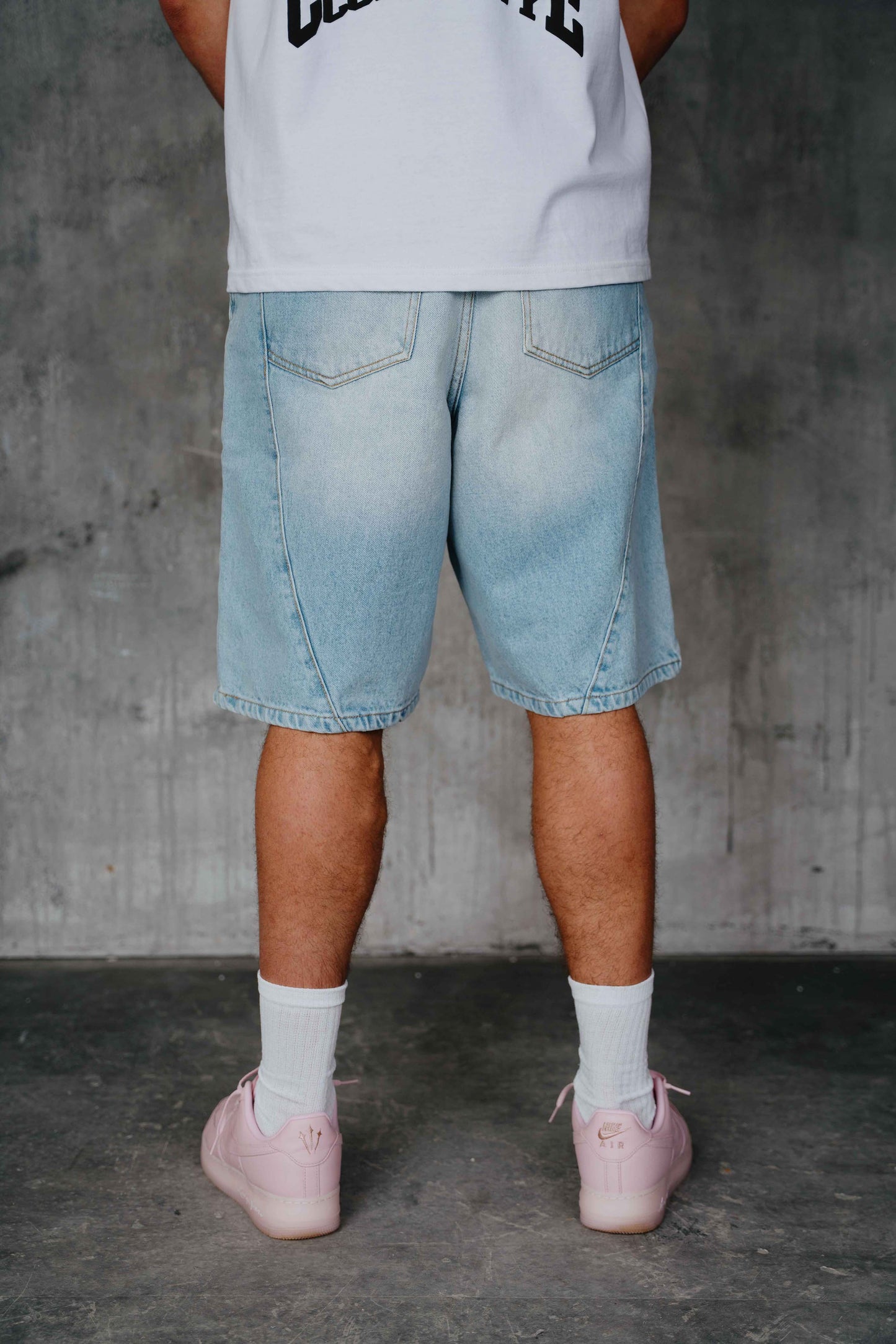 Kachan Denim Shorts Blue