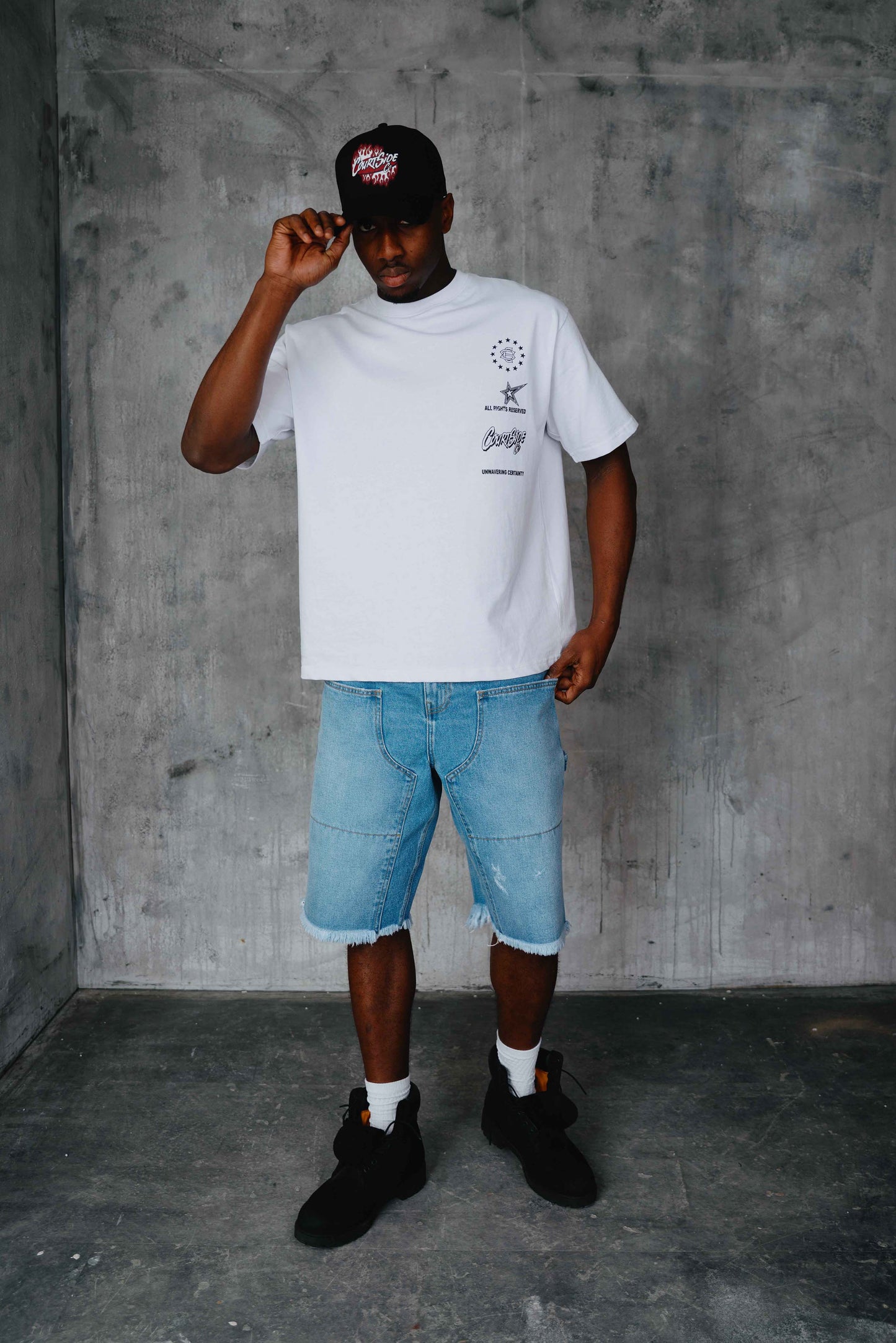 Larsson Denim Shorts Blue