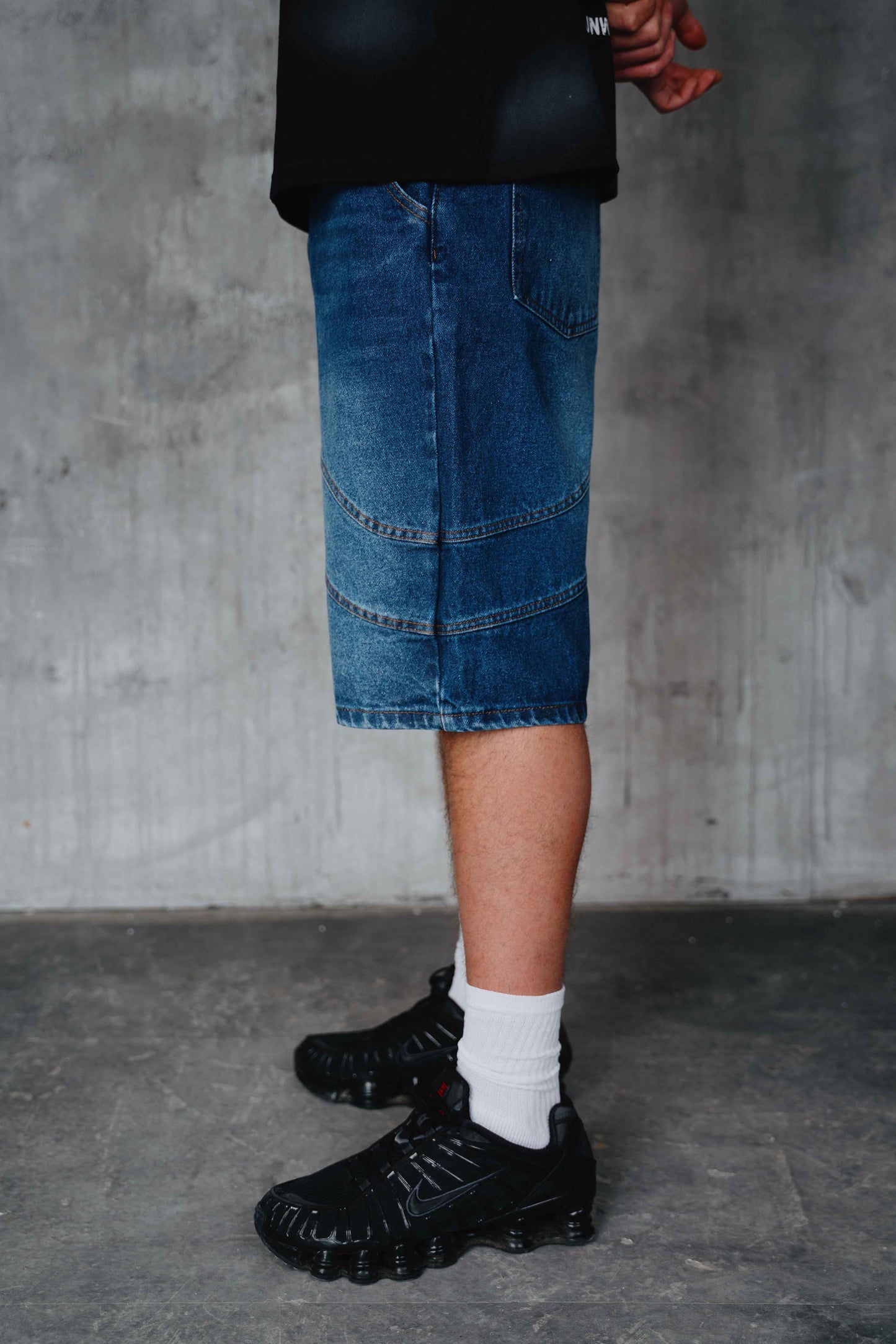 Houston Denim Shorts Blue