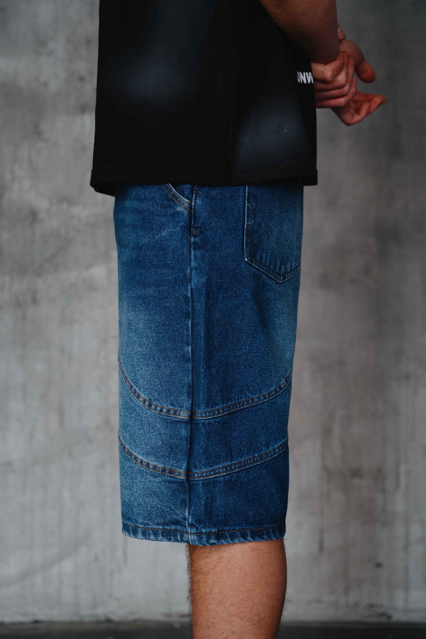 Houston Denim Shorts Blue