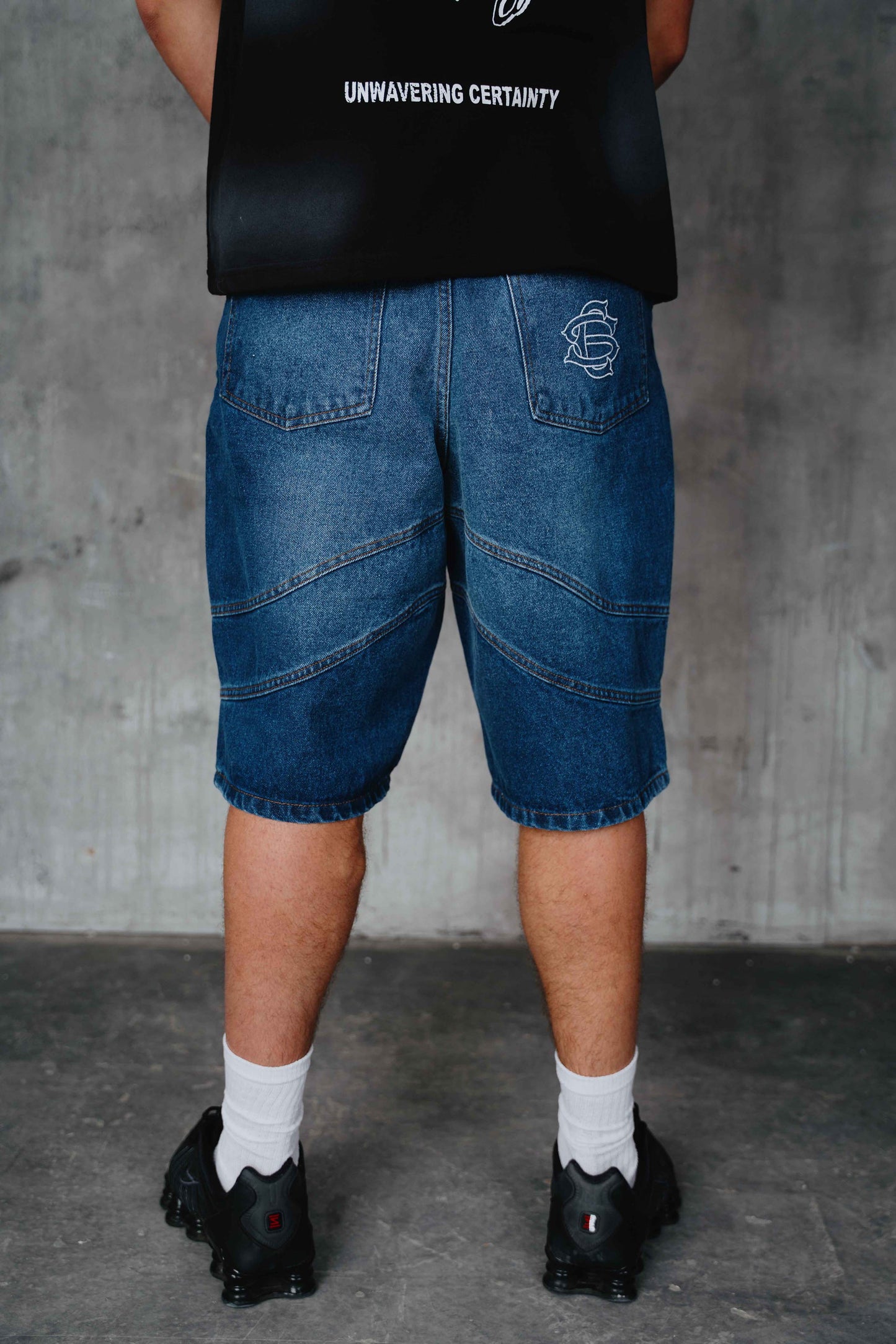 Houston Denim Shorts Blue