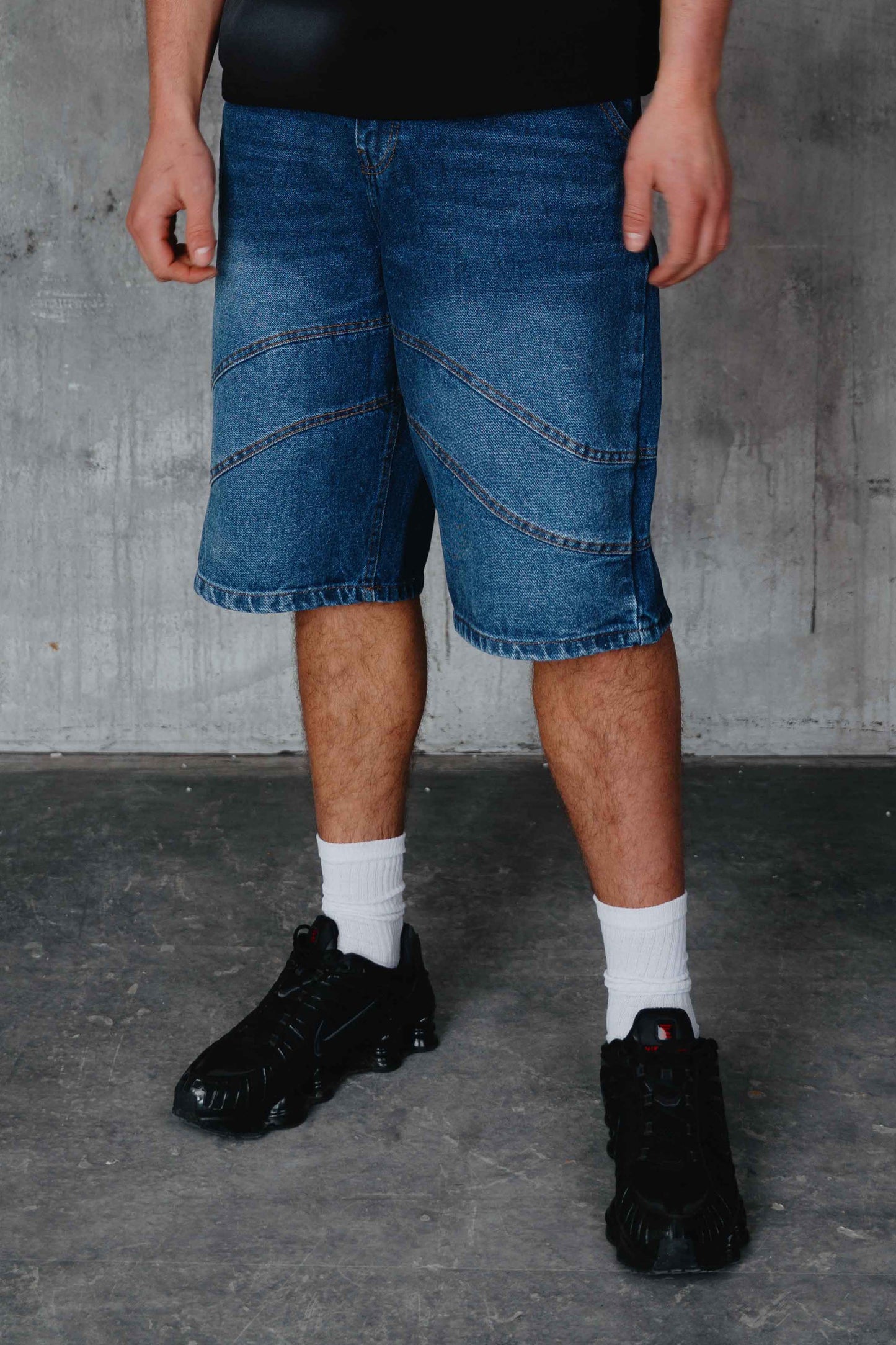 Houston Denim Shorts Blue