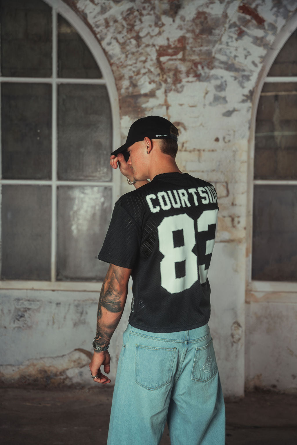 Grace Mesh T-shirt Black