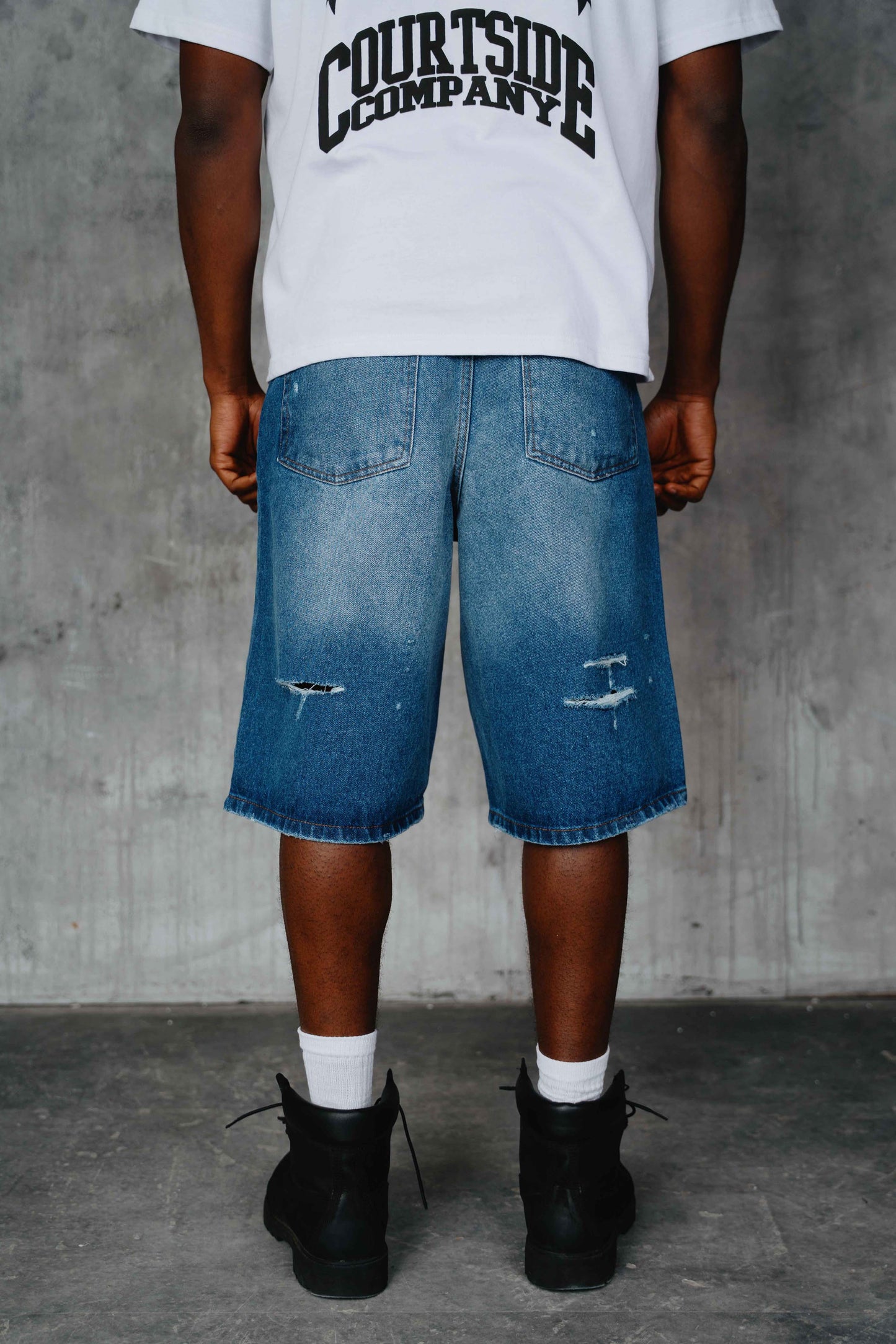 Alston Denim Shorts Blue