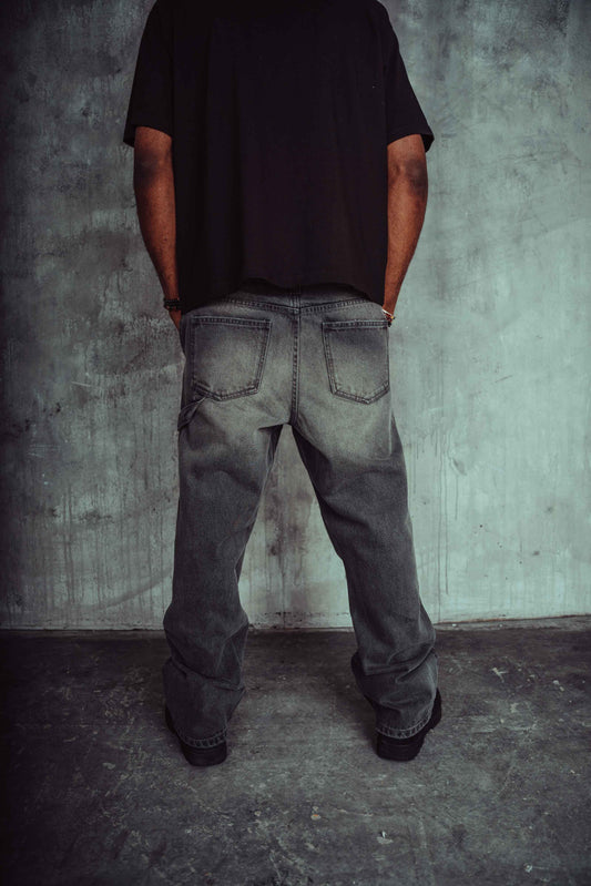 Hawkin Denim Jeans Grey Wash