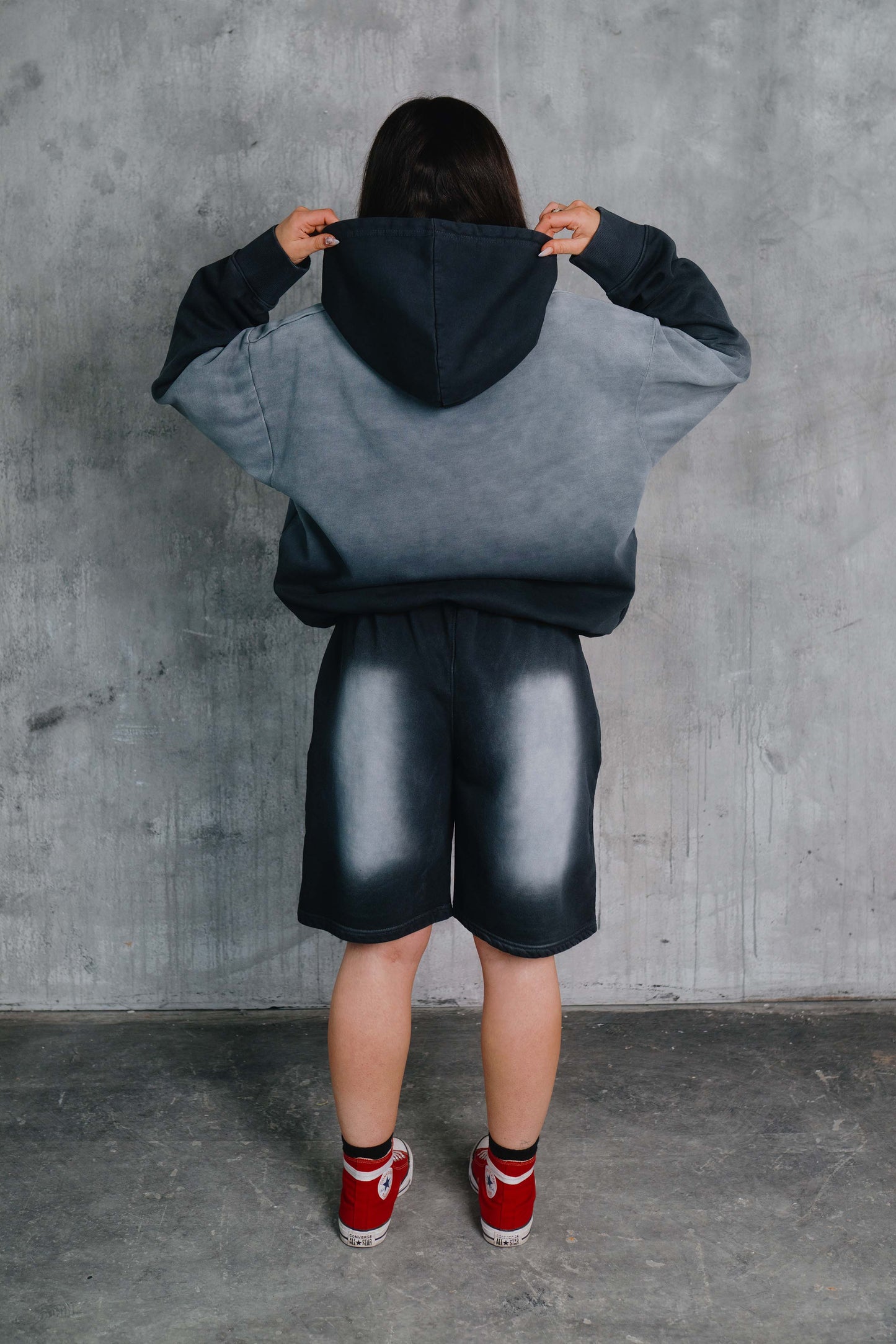 Cory Hoodie Washed Grey