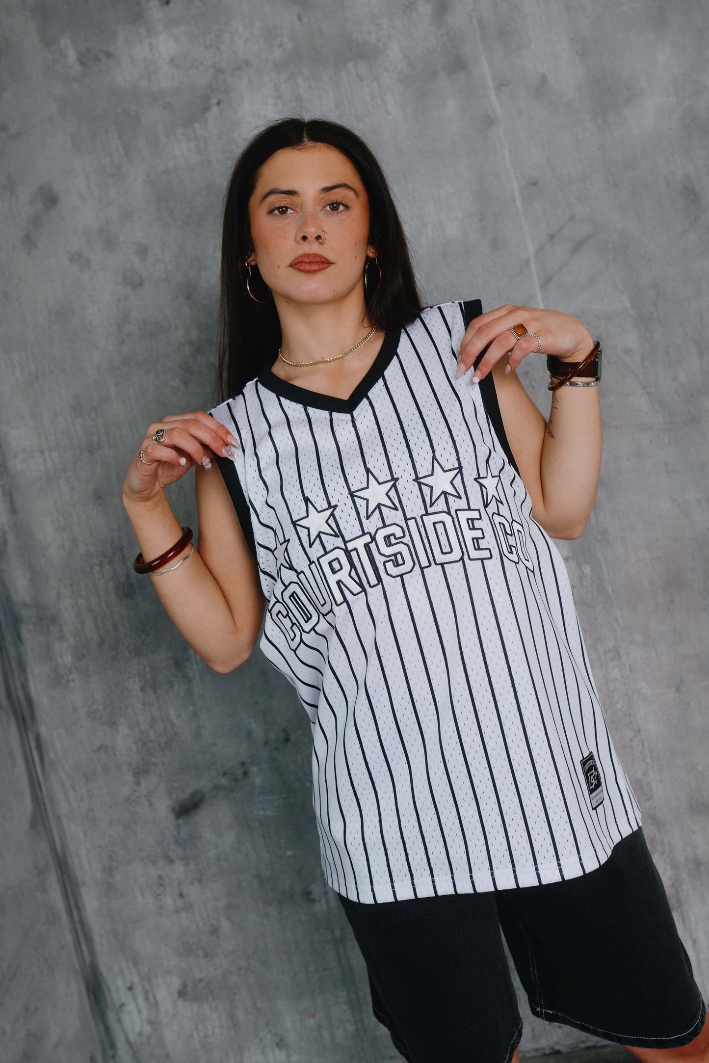 Blakon Mesh Vest White