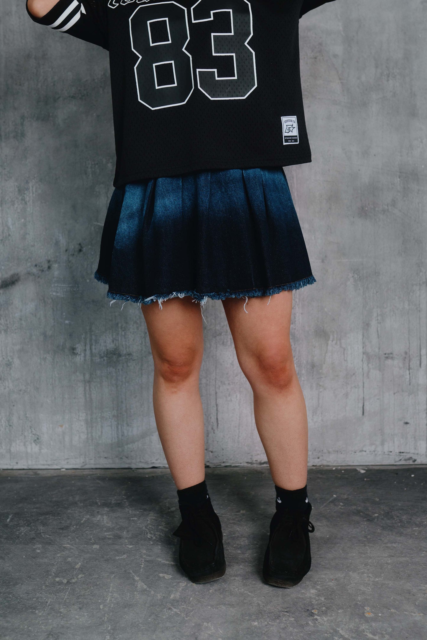 Dantos Denim Skirt Indigo