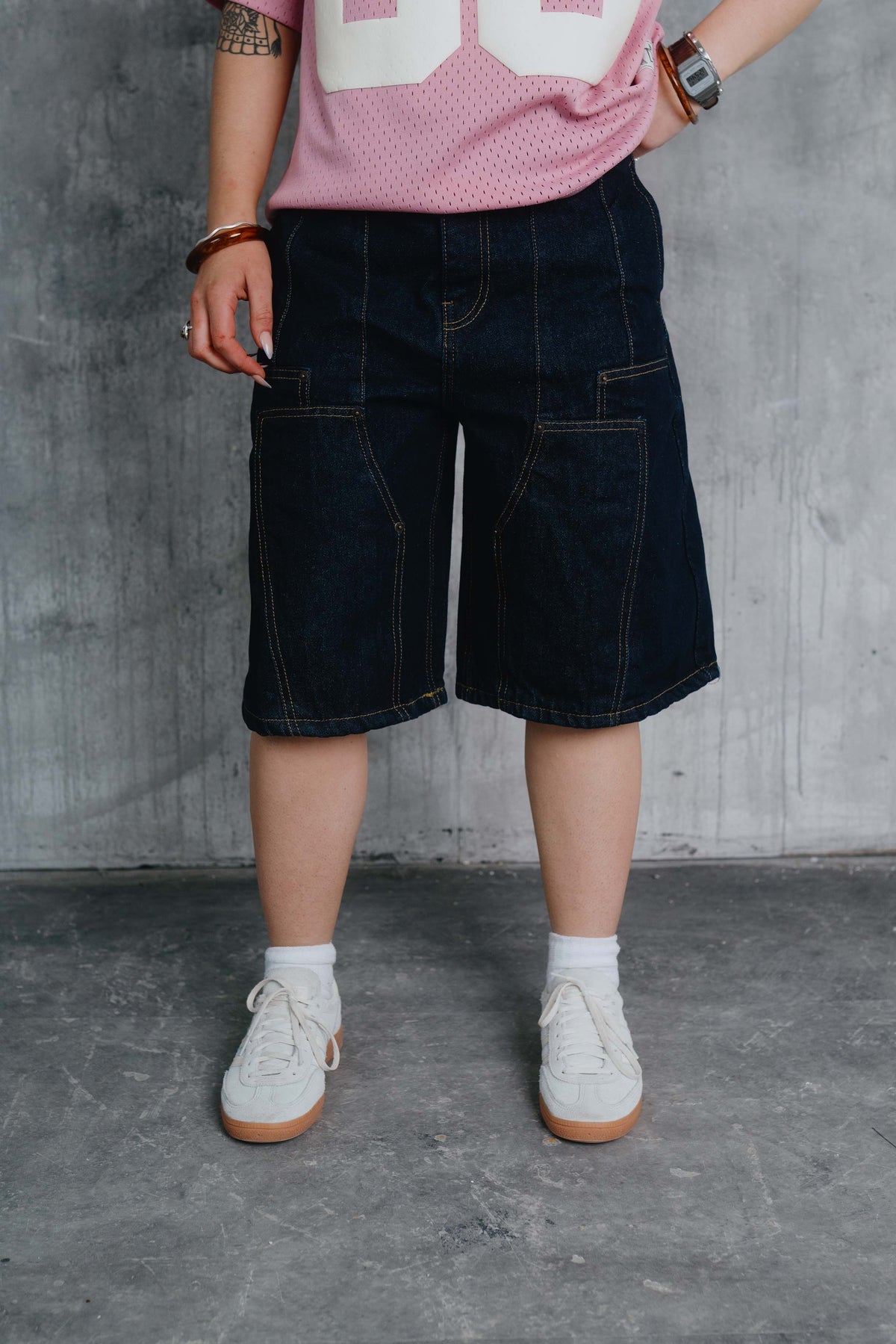 Kachan Denim Jorts Indigo