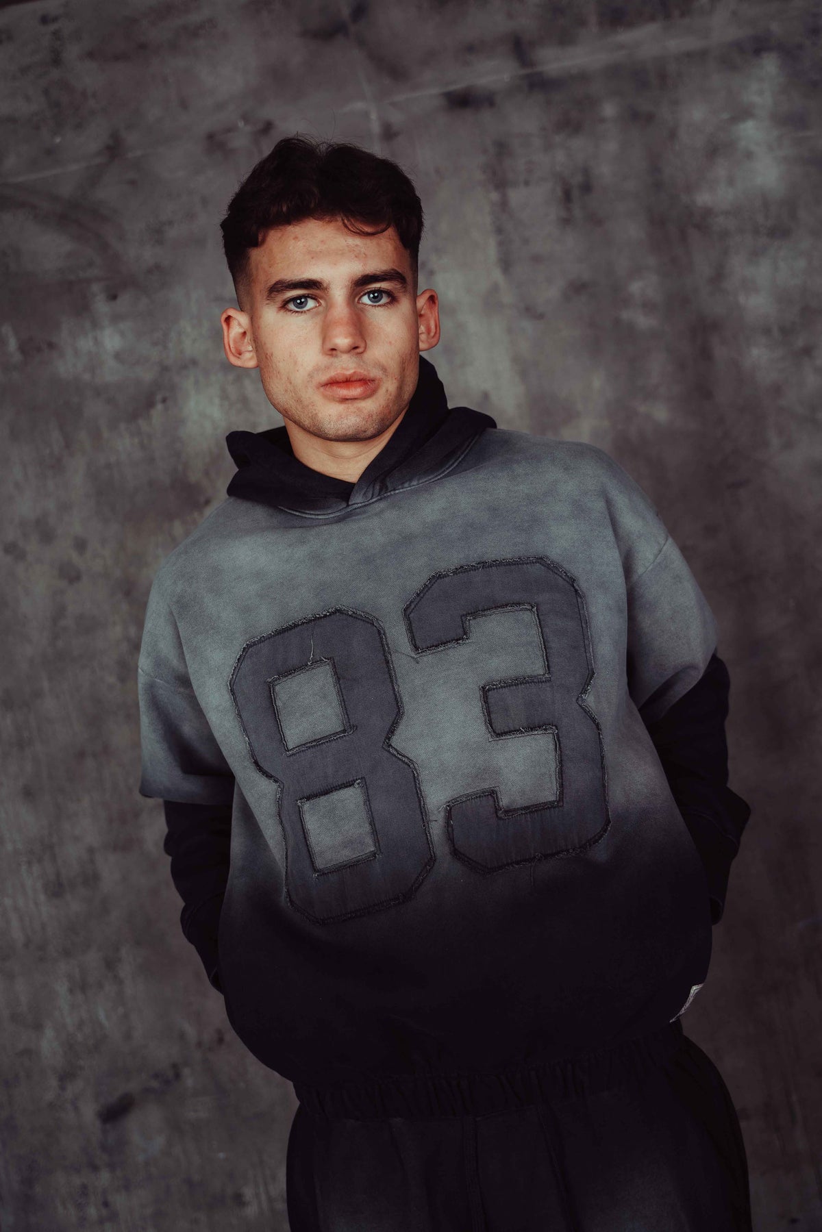 Cory Hoodie Washed Grey