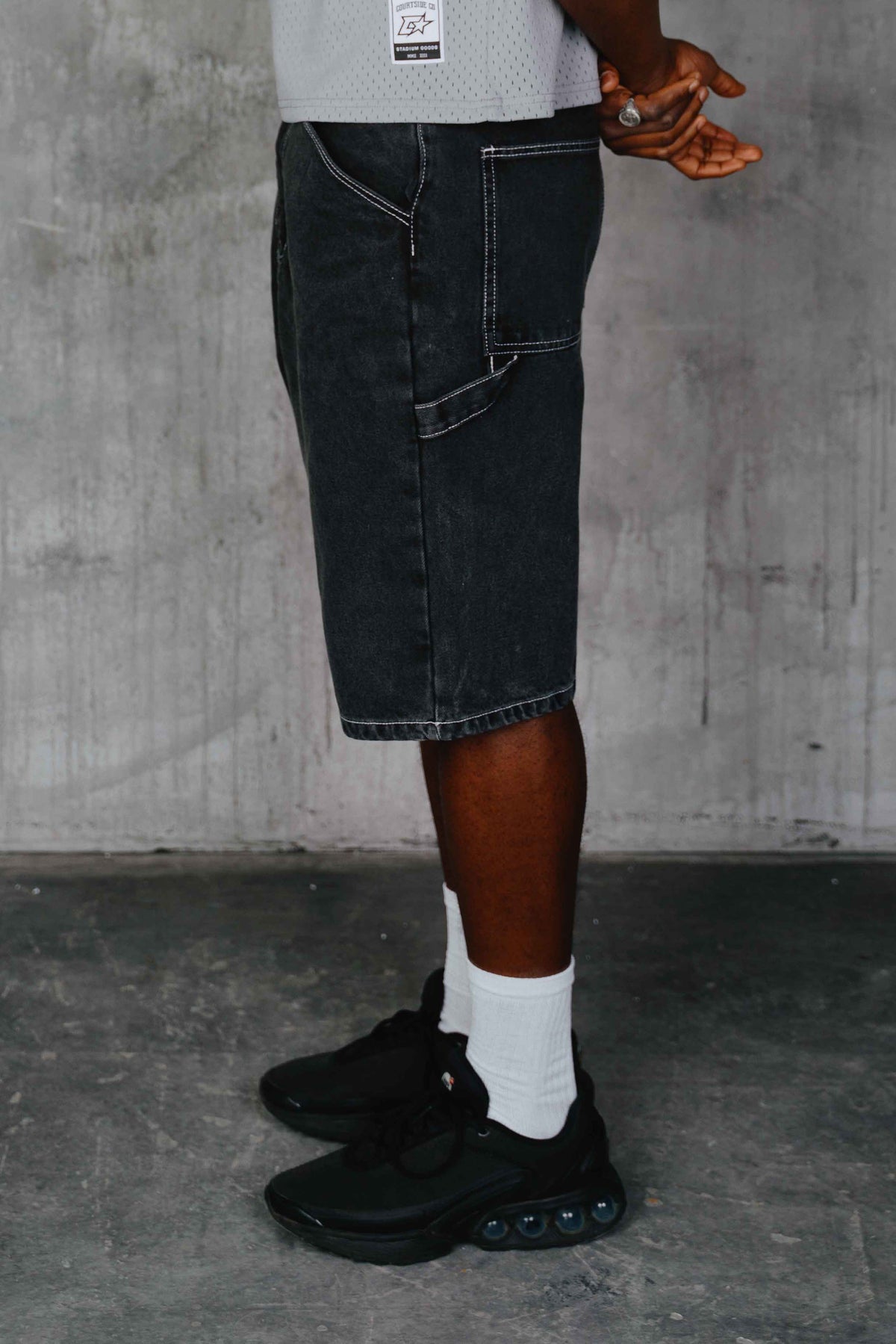 Jennings Denim Shorts Black
