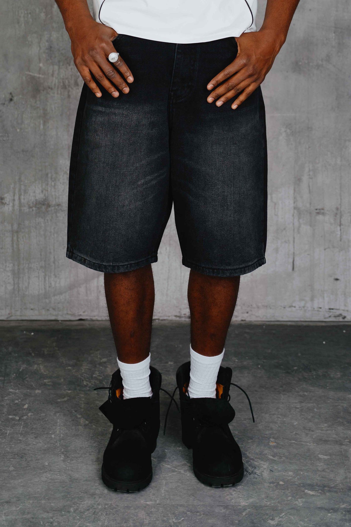 Drexler Denim Shorts Black