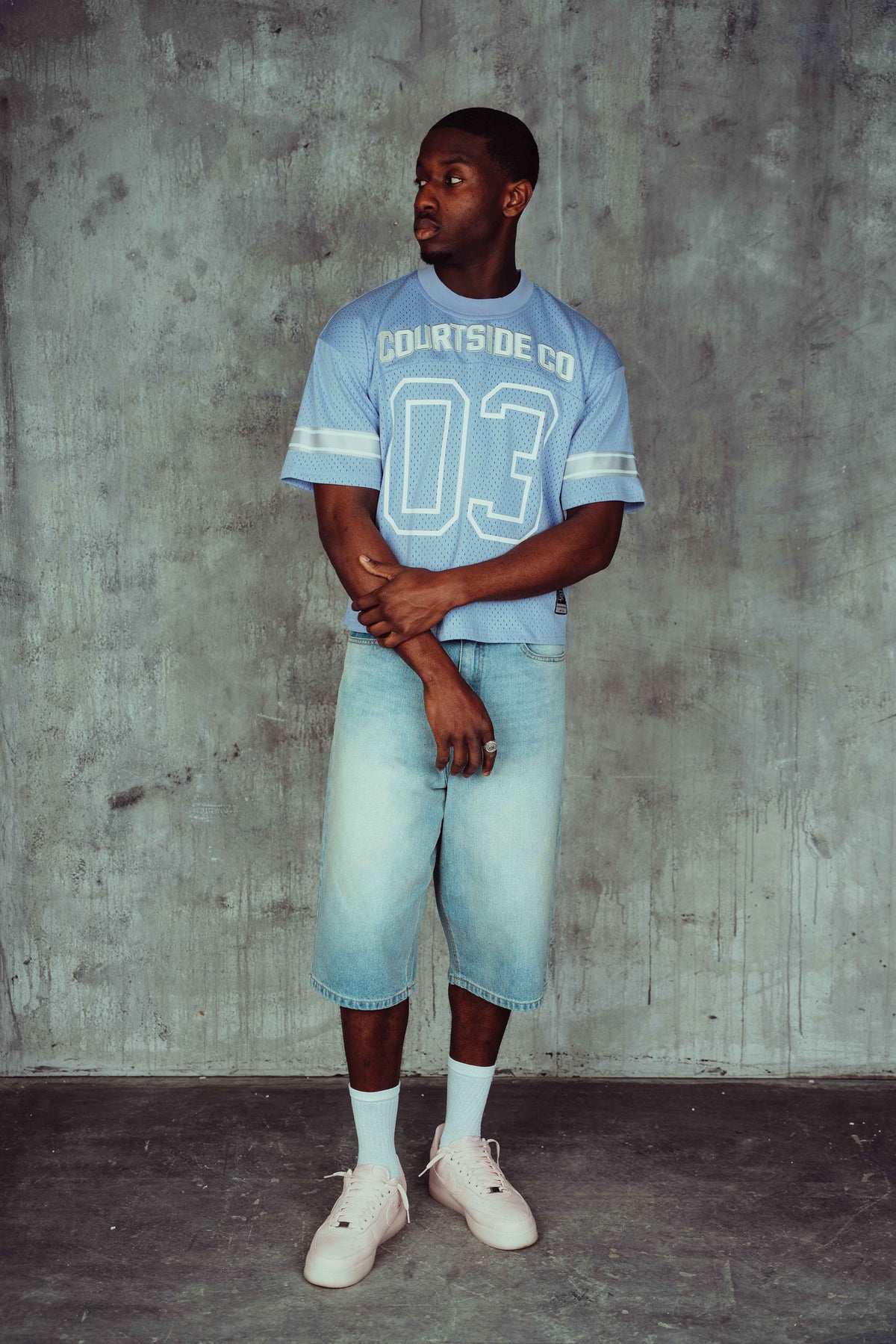 Bridges Denim Shorts Blue
