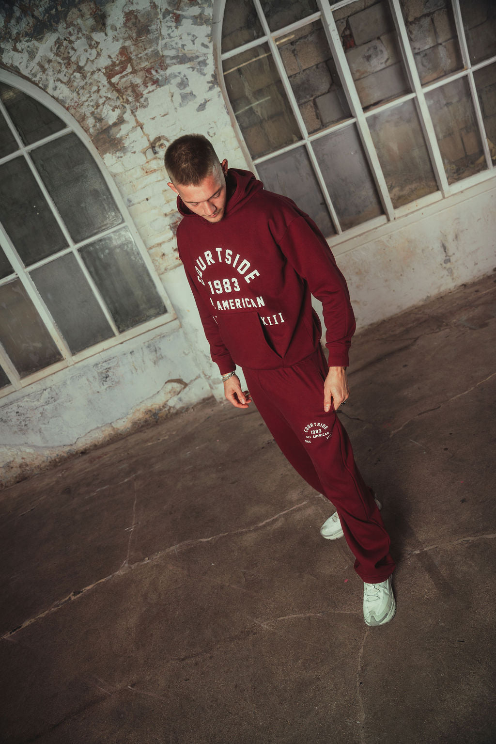 1983 Hoodie Burgundy