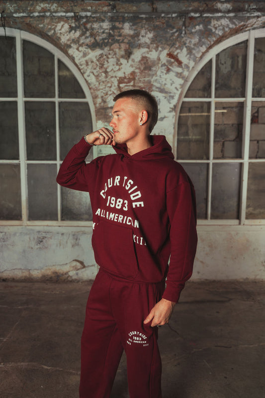 1983 Hoodie Burgundy