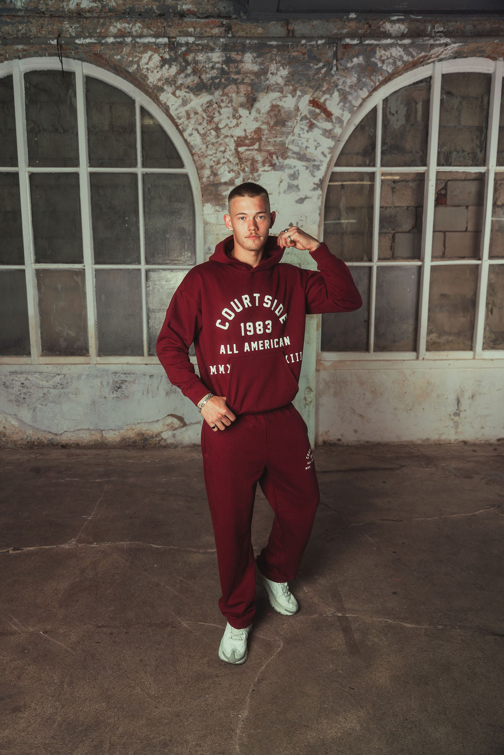 1983 Hoodie Burgundy