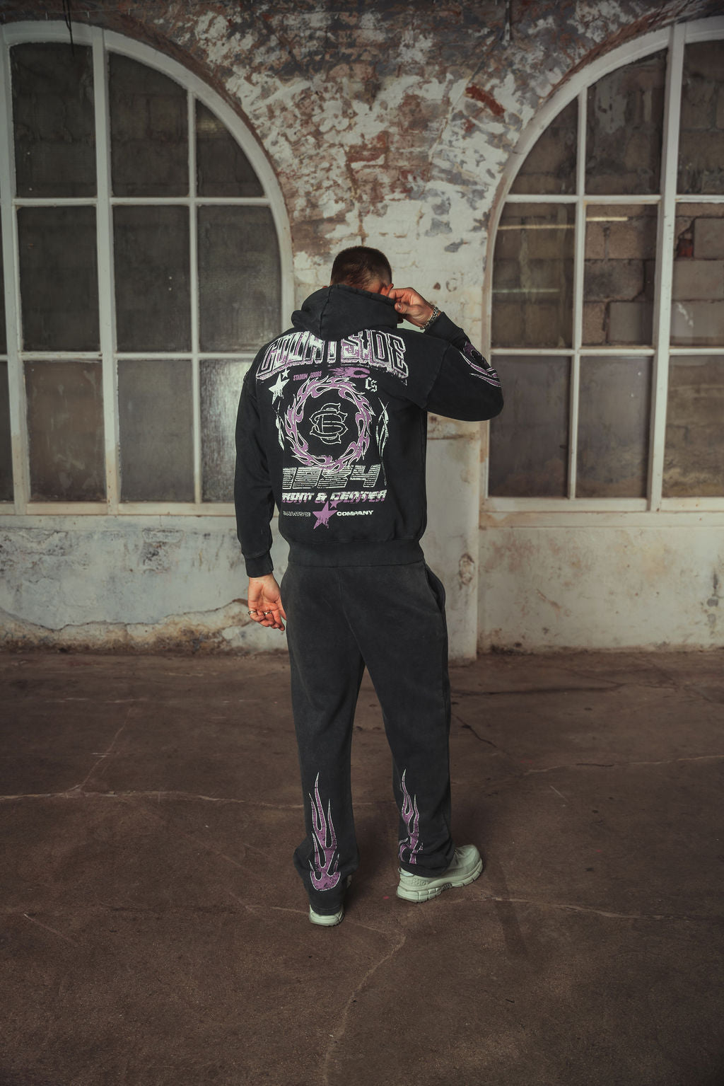 Grimes Hoodie Vintage Black