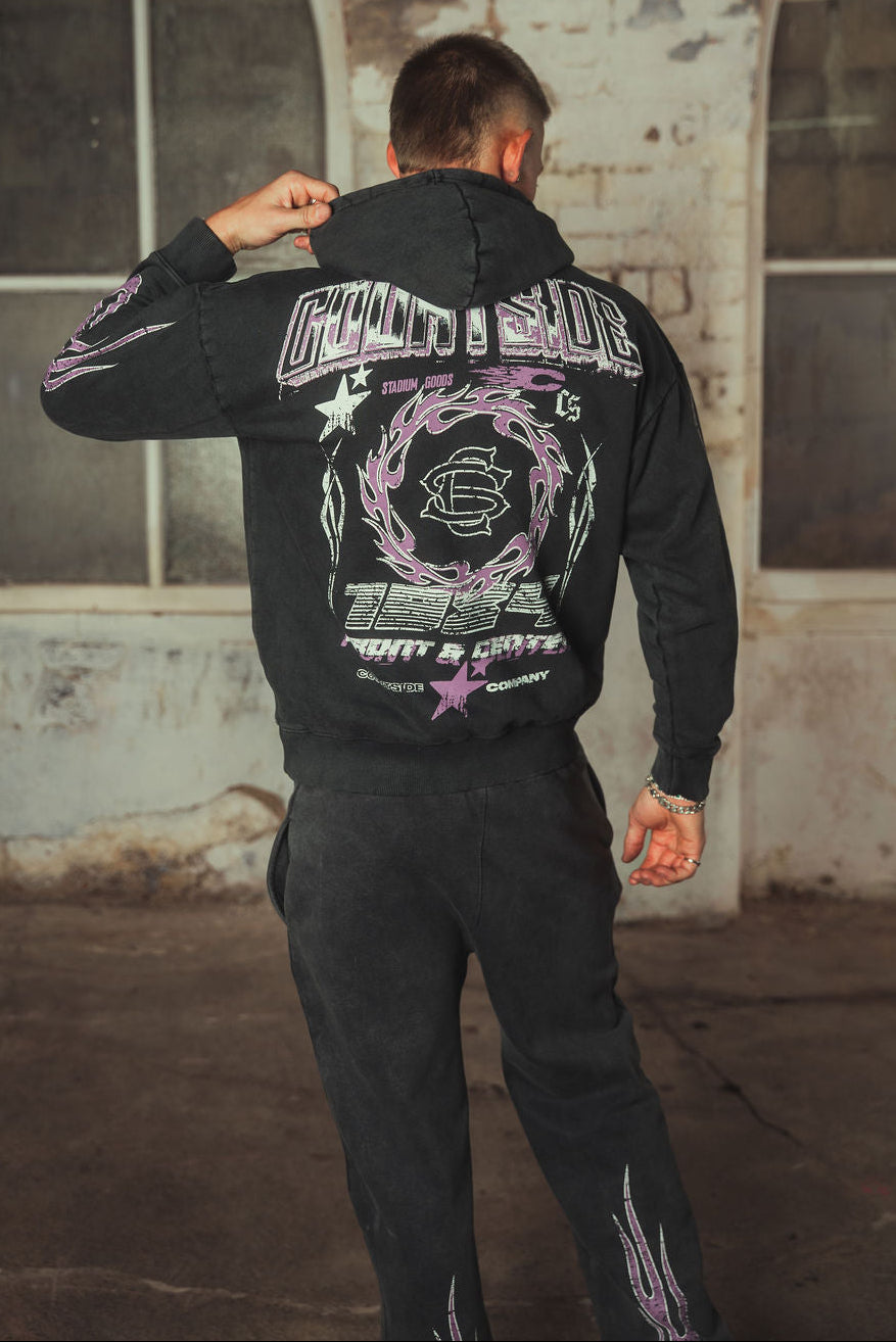 Grimes Hoodie Vintage Black