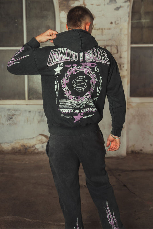 Grimes Hoodie Vintage Black