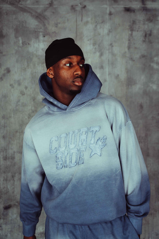 Tyler Hoodie Washed Blue