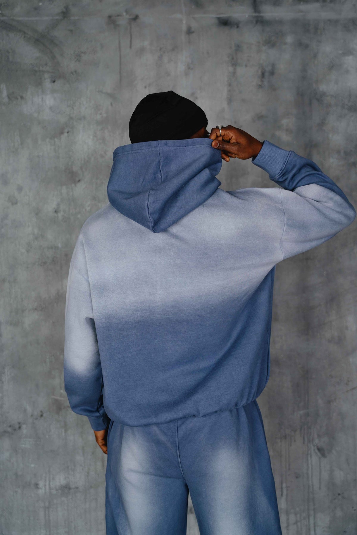 Tyler Hoodie Washed Blue