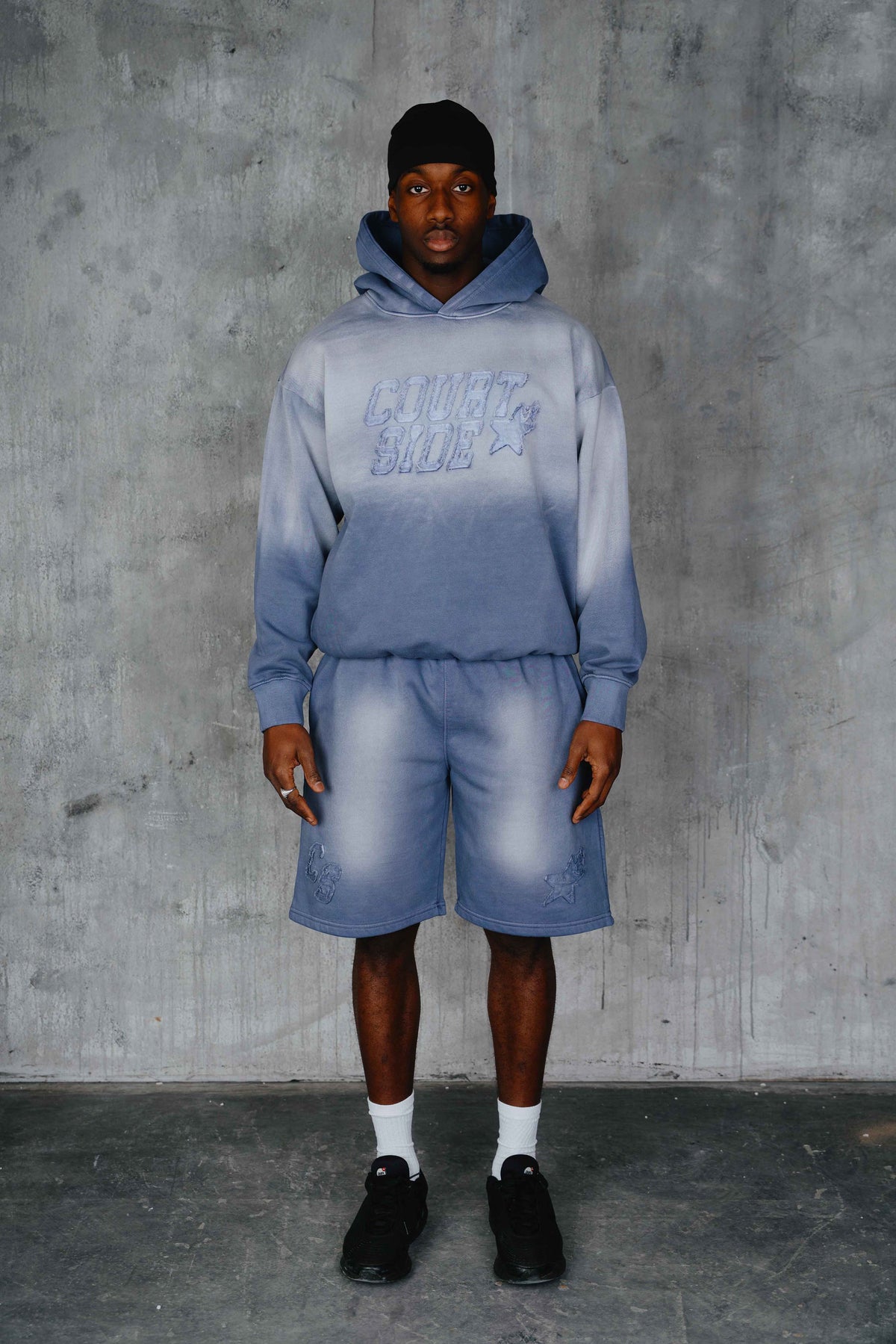 Tyler Short Washed Blue