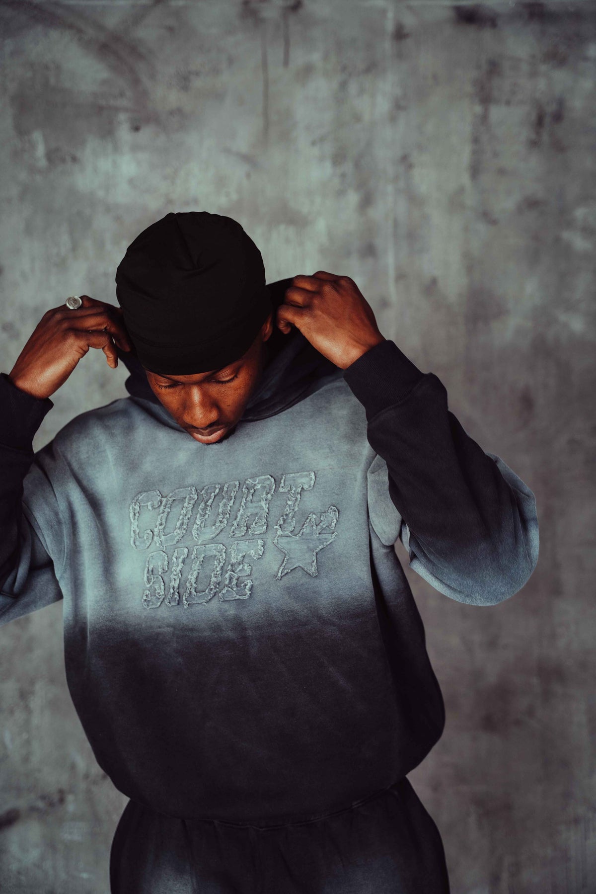 Tyler Hoodie Washed Grey