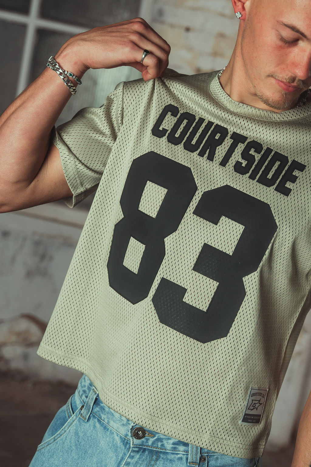 Grace Mesh T-shirt Sand