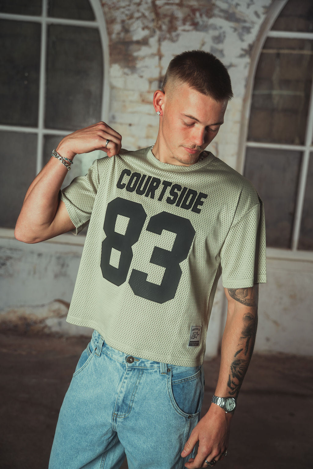 Grace Mesh T-shirt Sand