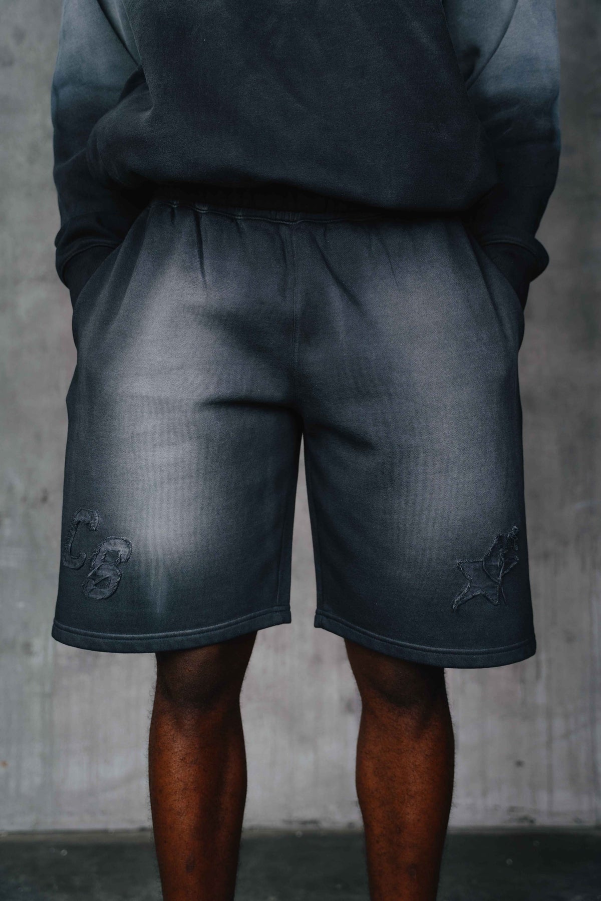 Tyler Short Washed Grey