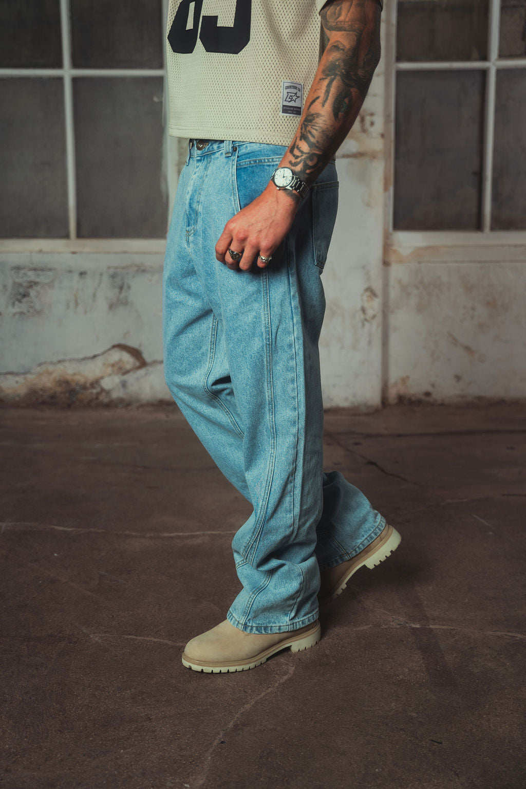 Klide Denim Jeans Washed Blue