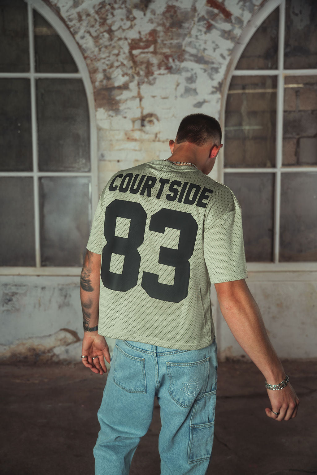 Grace Mesh T-shirt Sand